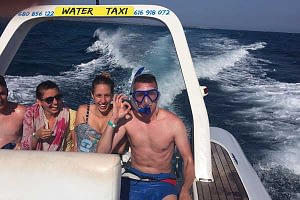 water-taxi famílias a Isla de Lobos