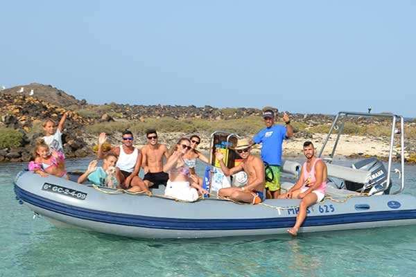 Water taxi a Isla de Lobos